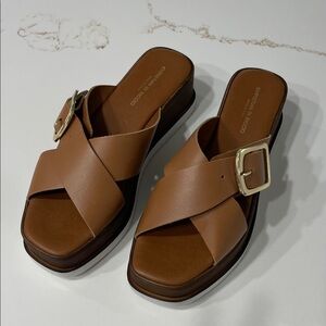 Christian Di Riccio Platform Brown Sandals | 40